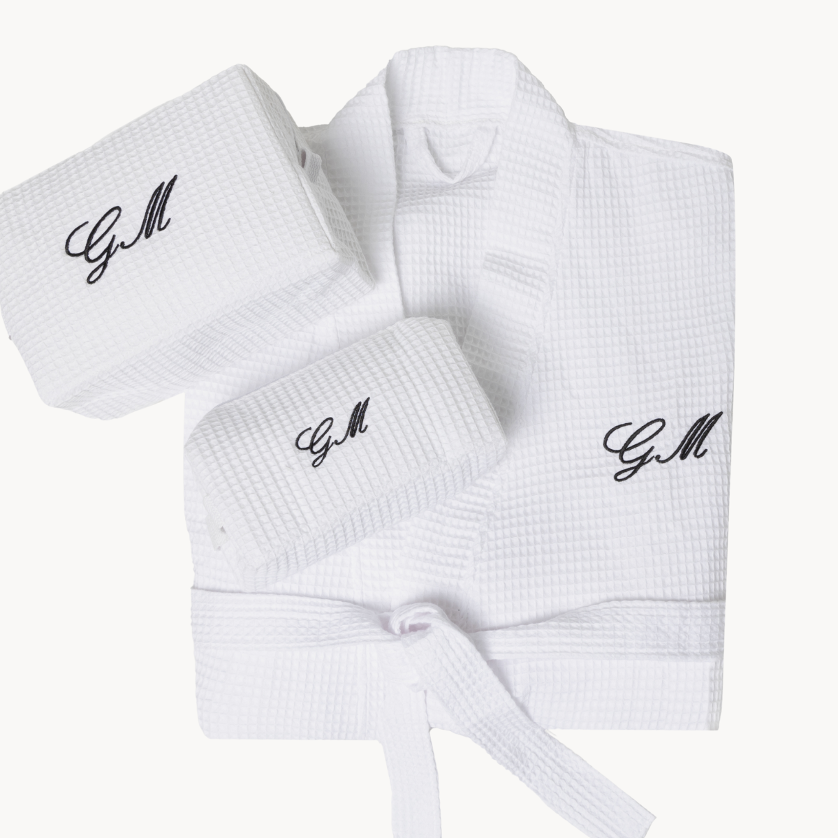 Custom Waffle Bathrobe