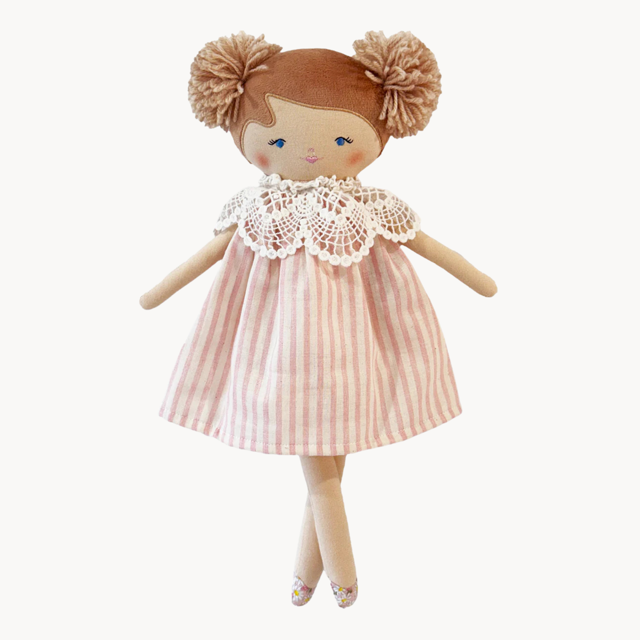 Aggie Doll Pink Stripe
