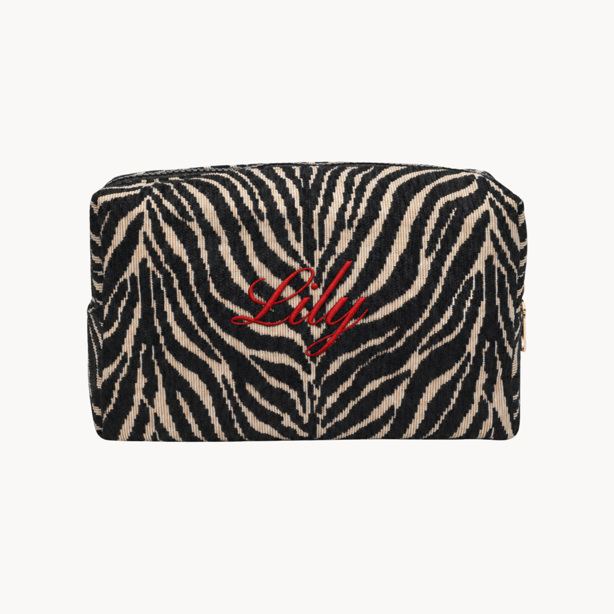 Zebra Print Toiletry Bag