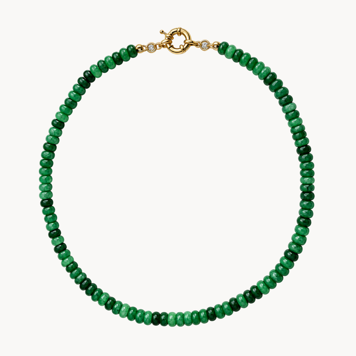 Beaded Gemstone Necklace
