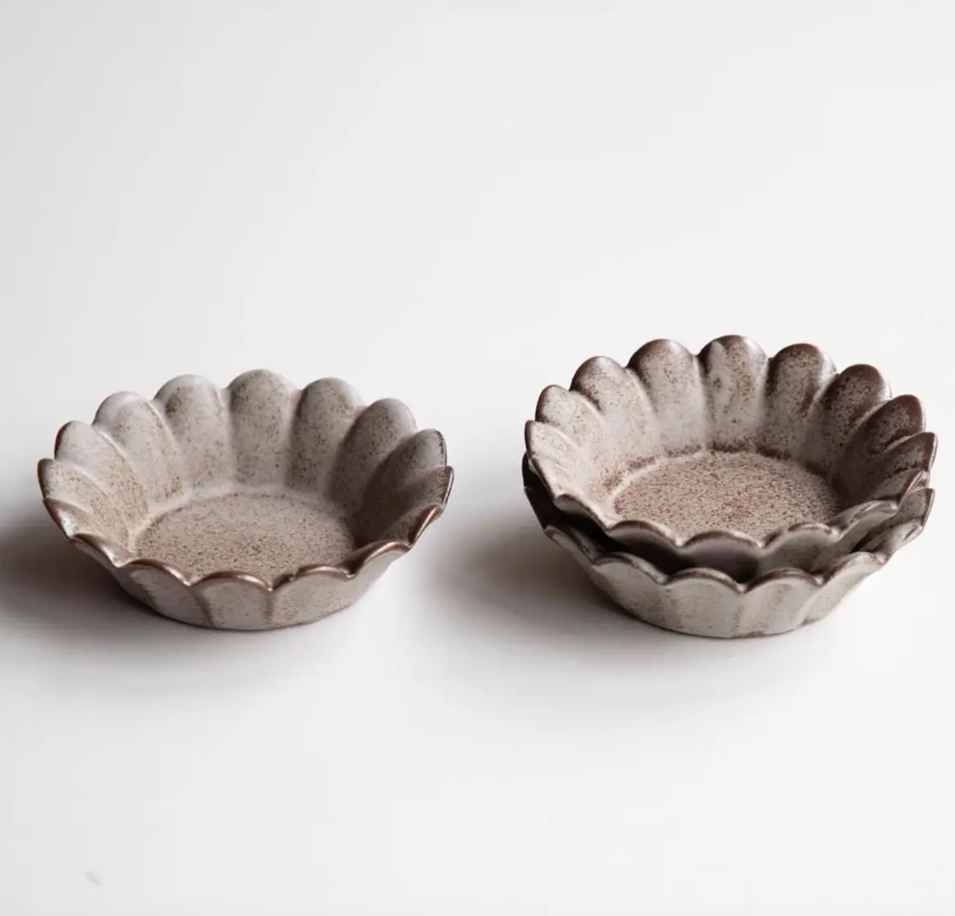 Flower Ceramic Pinch Bowls
