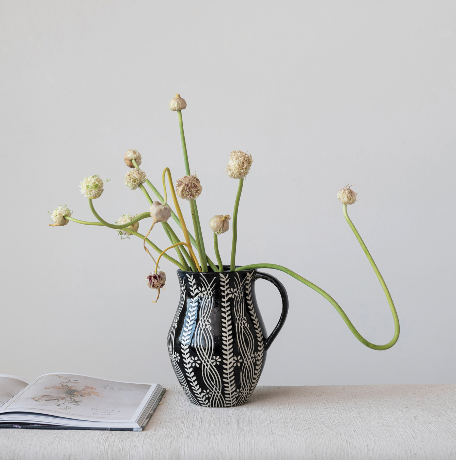 Stoneware Pitcher