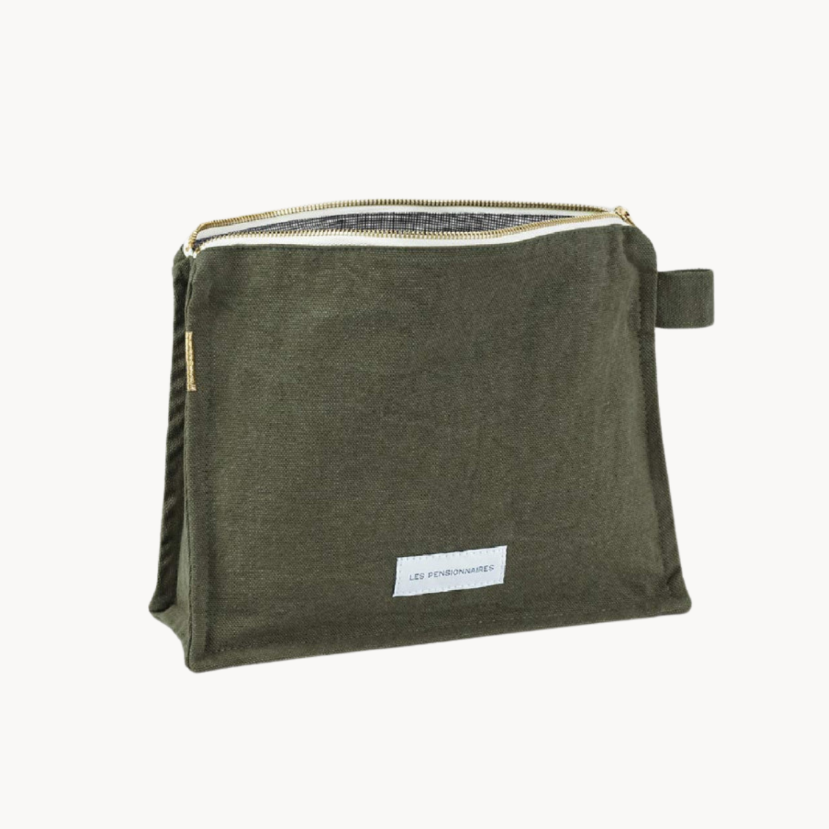 Cotton Canvas Large Toiletry Bag