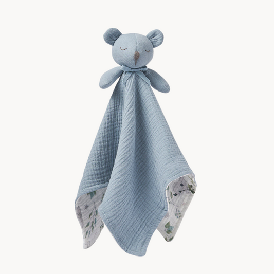 Blue Bear Baby Security Blanket