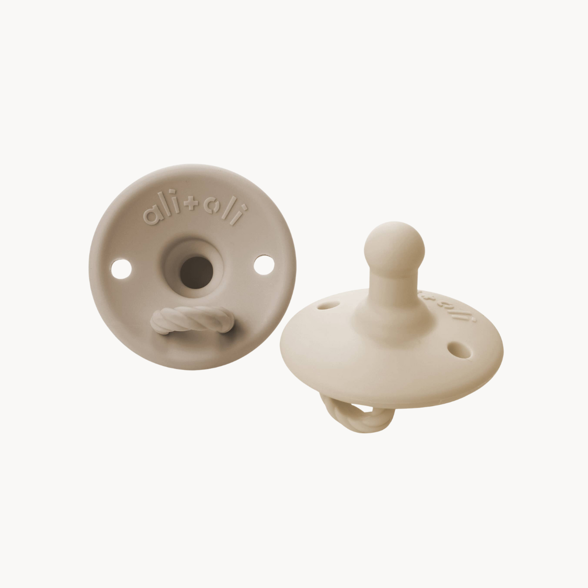 Pacifier Set Round (Oat & Coco)