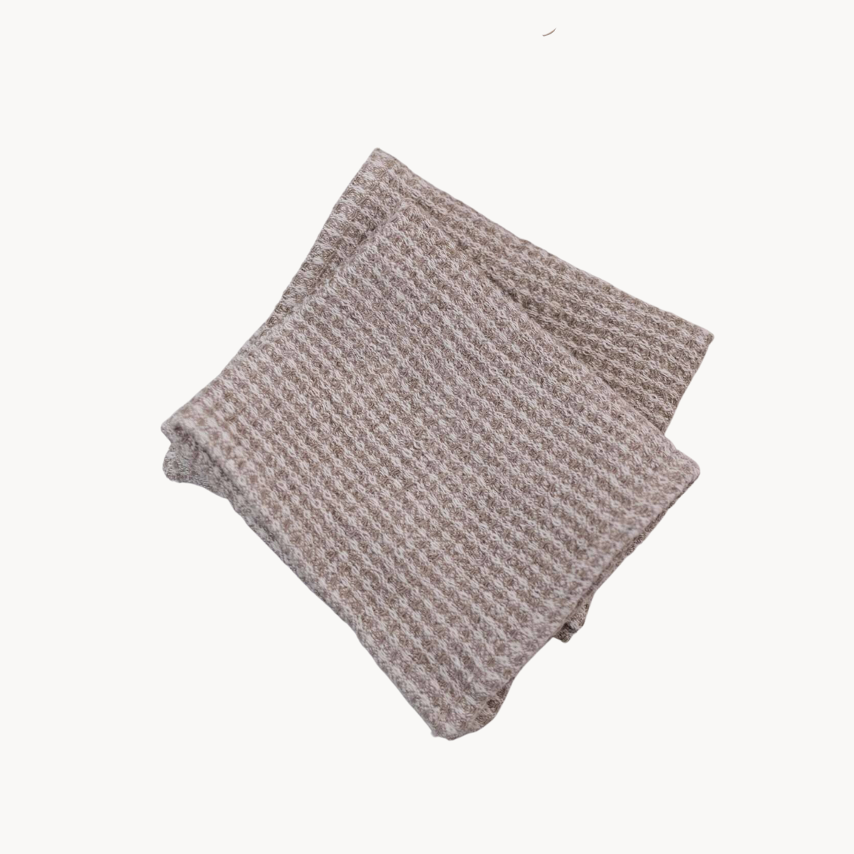 Natural Linen Waffle Dishcloth - Set of 2