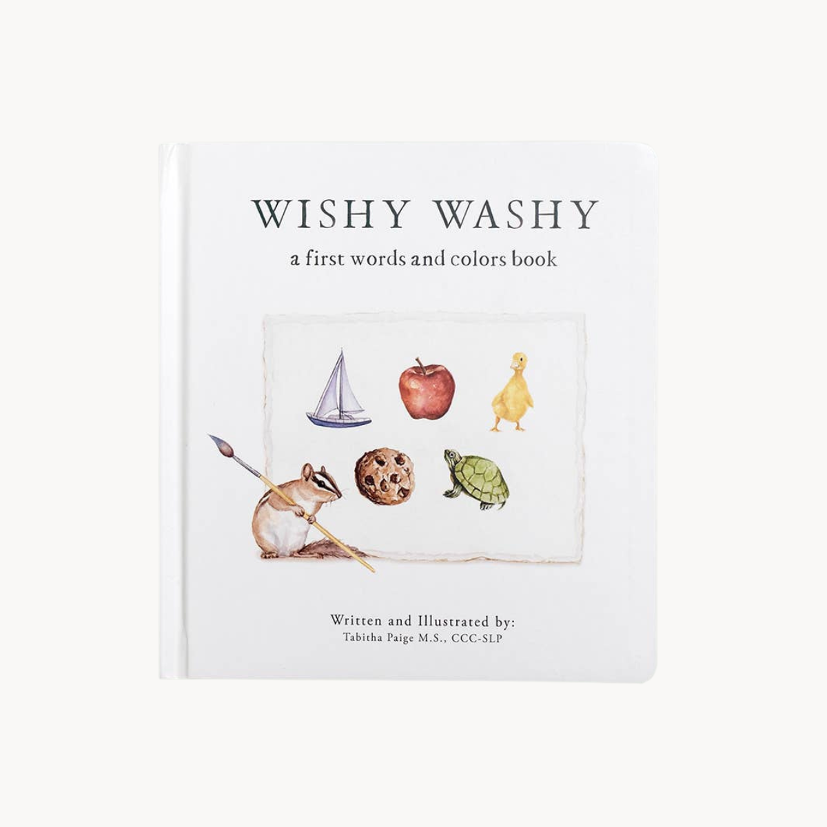 Wishy Washy: A Board Book of First Words and Colors