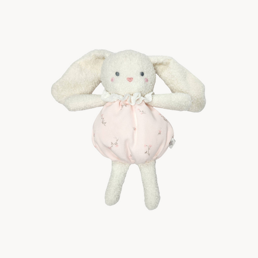 Boucle Bunny Cuddle/Rattle Toy