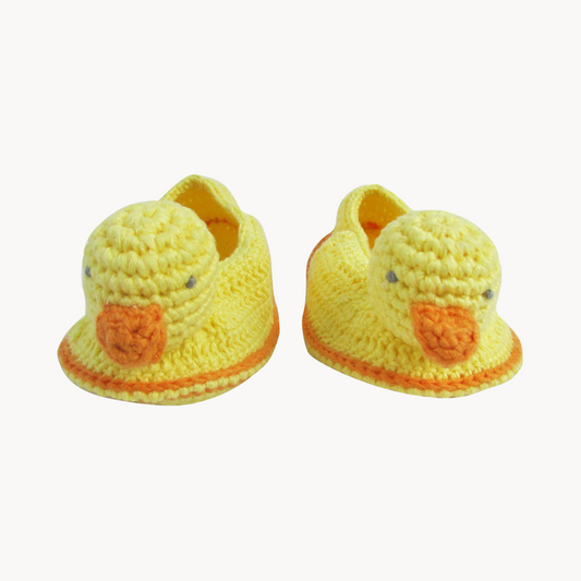 Crochet Coco Chick Baby Booties