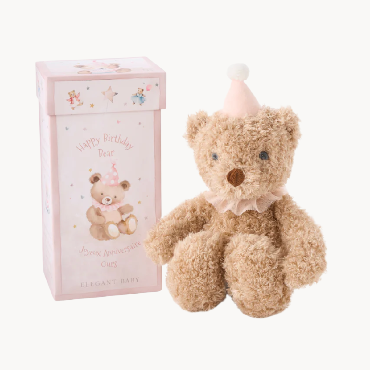 elegant baby birthday bear