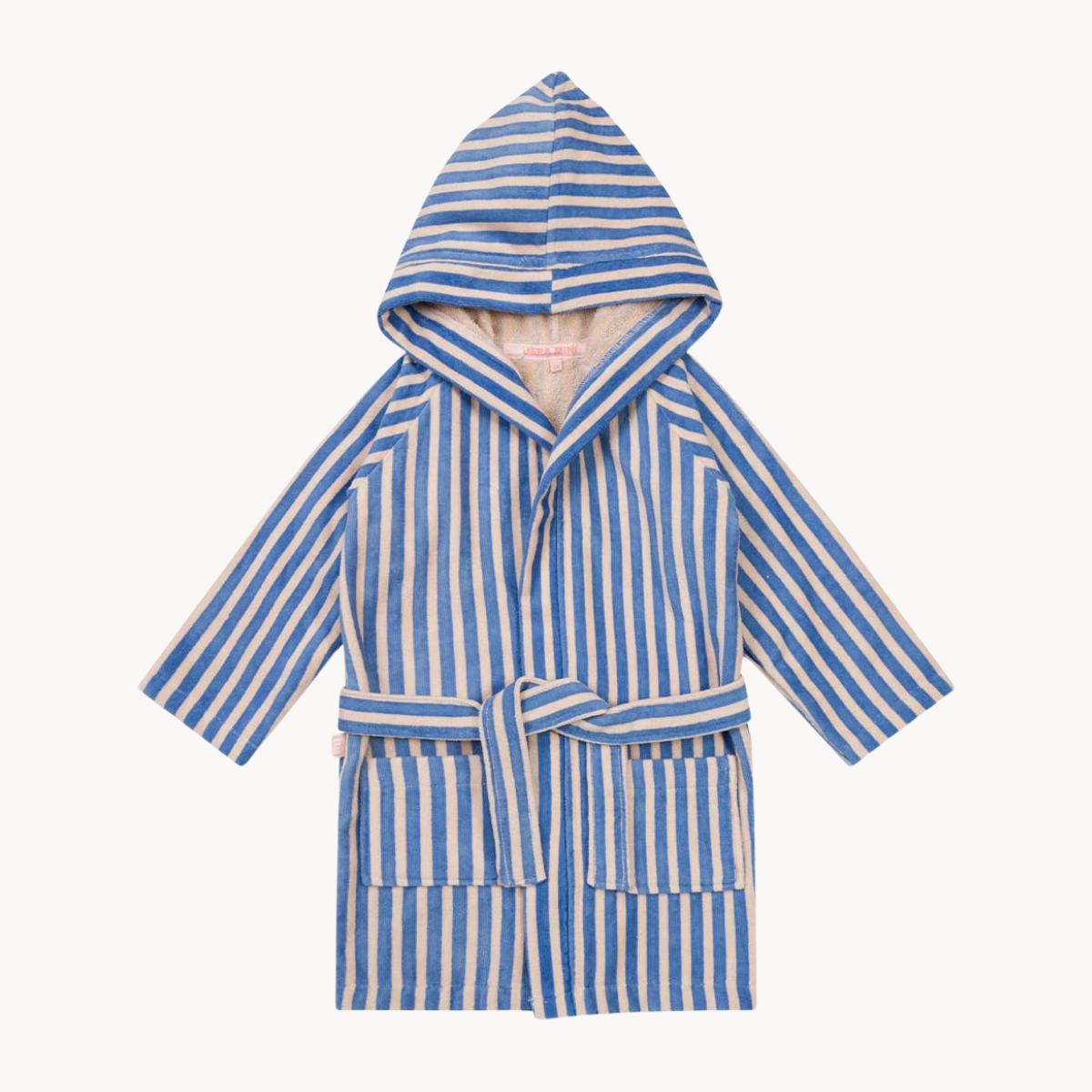 Pink Striped Kids Bathrobe