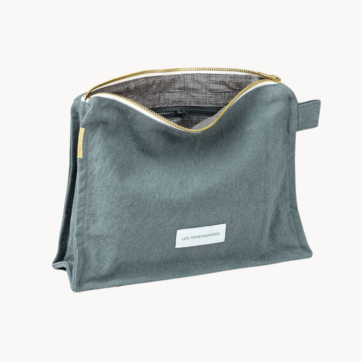 Cotton Canvas Large Toiletry Bag