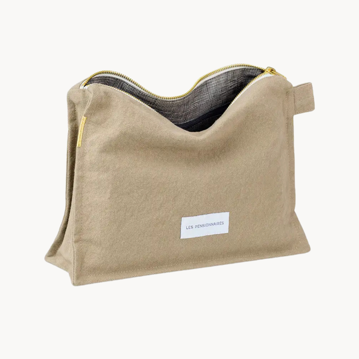 Cotton Canvas Large Toiletry Bag