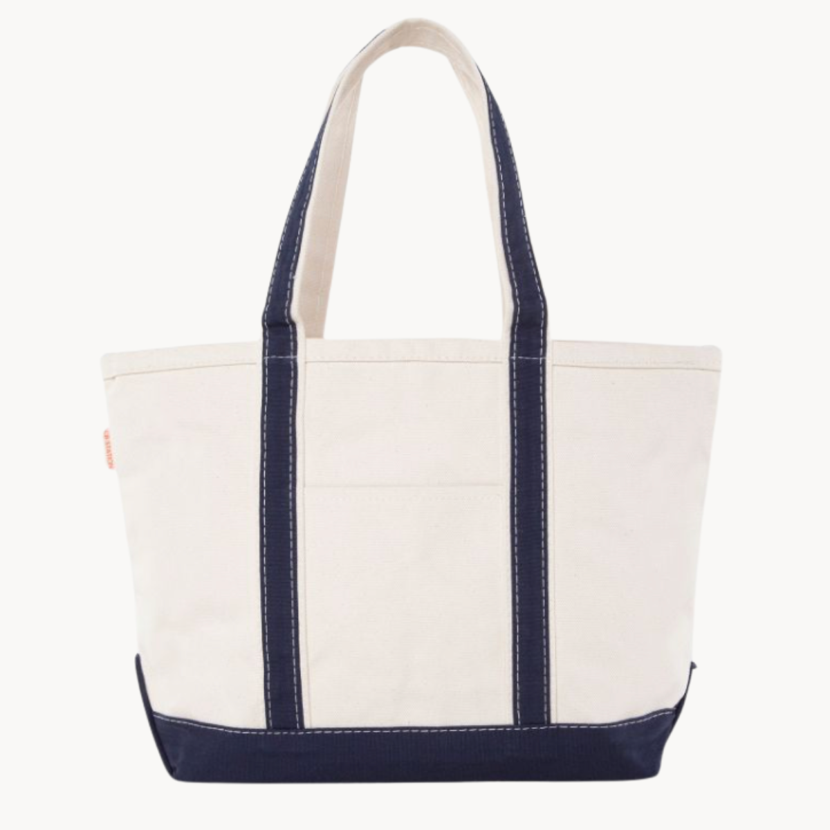 Navy Medium Custom Canvas Tote Bag