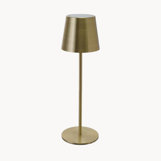 gold led table lamp