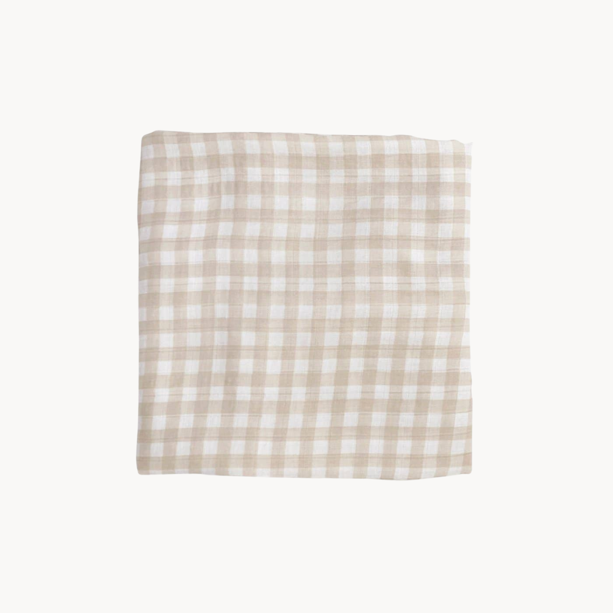 Gingham Bamboo Muslin Swaddle