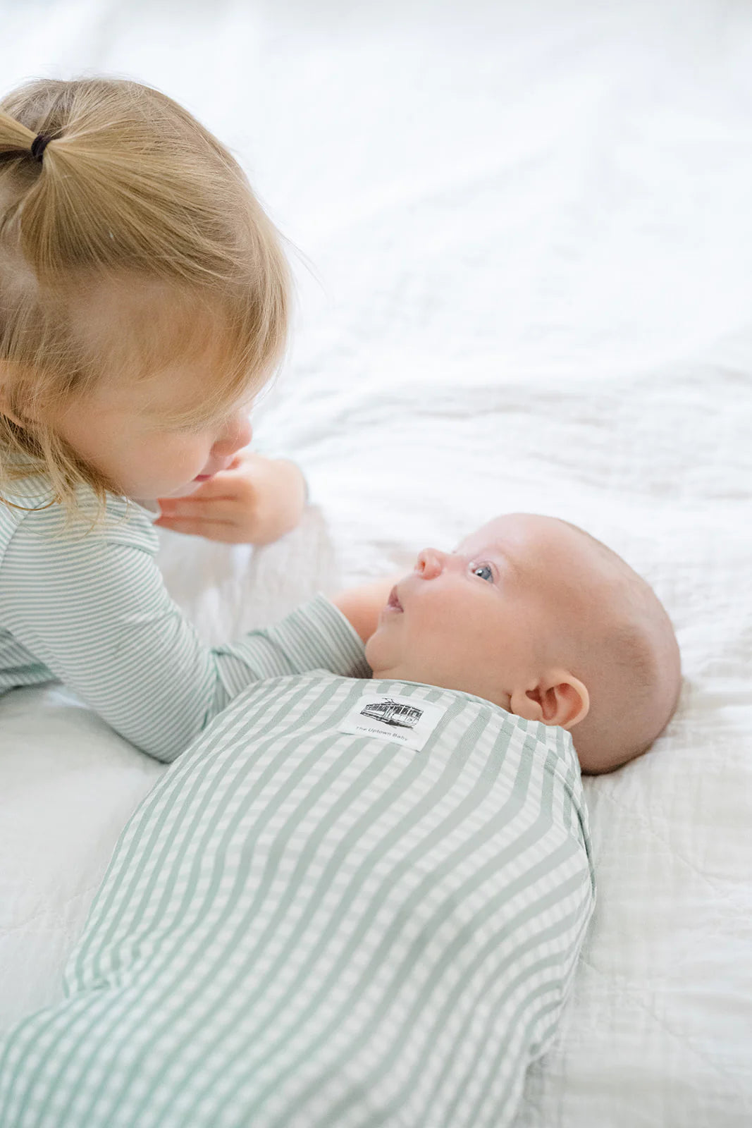 Pink Gingham Swaddle