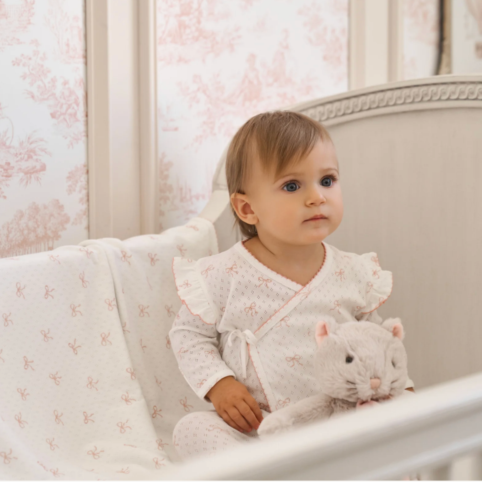 Pink Bow Baby 3-Piece Set