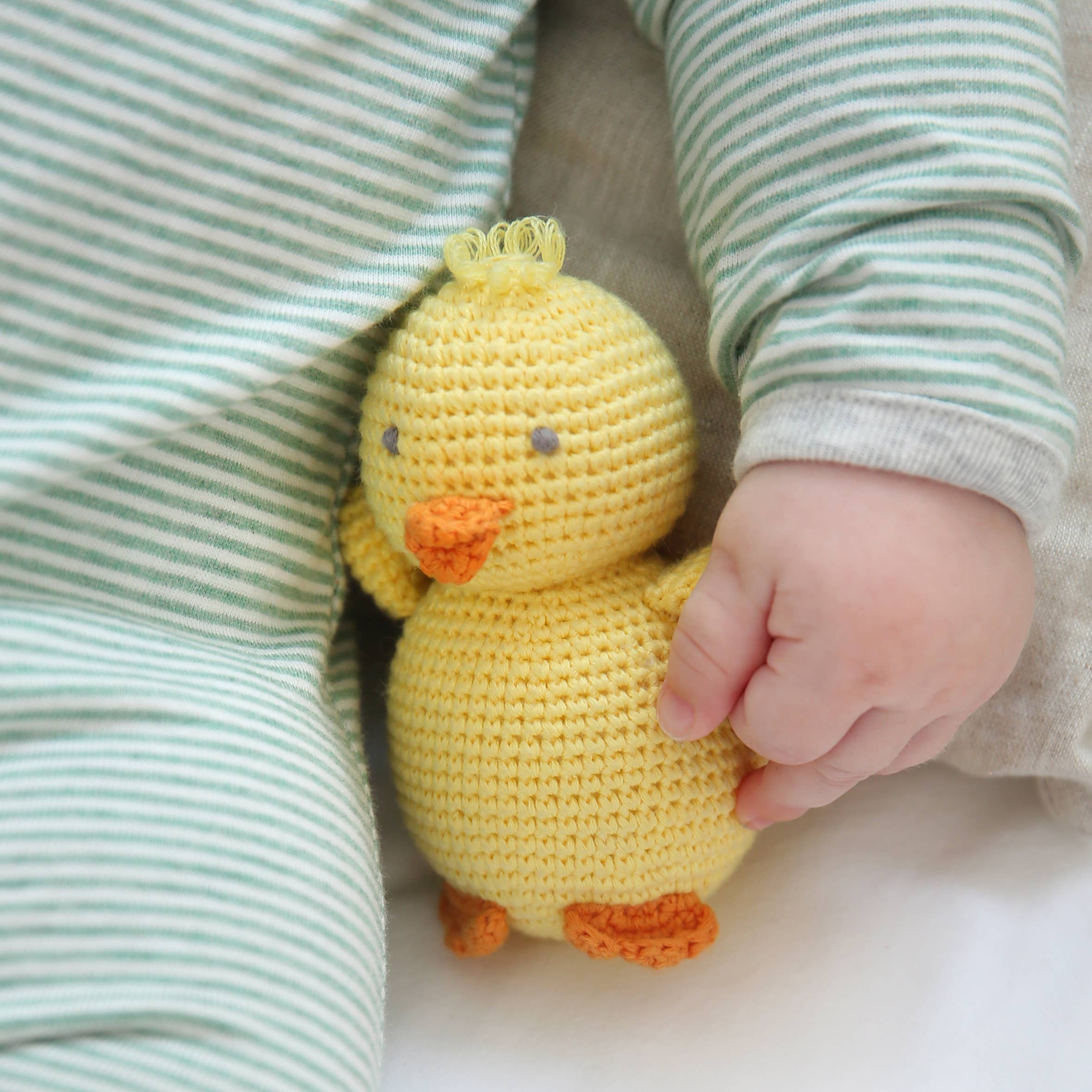 Crochet Charly Chick Rattle Toy/ Doll