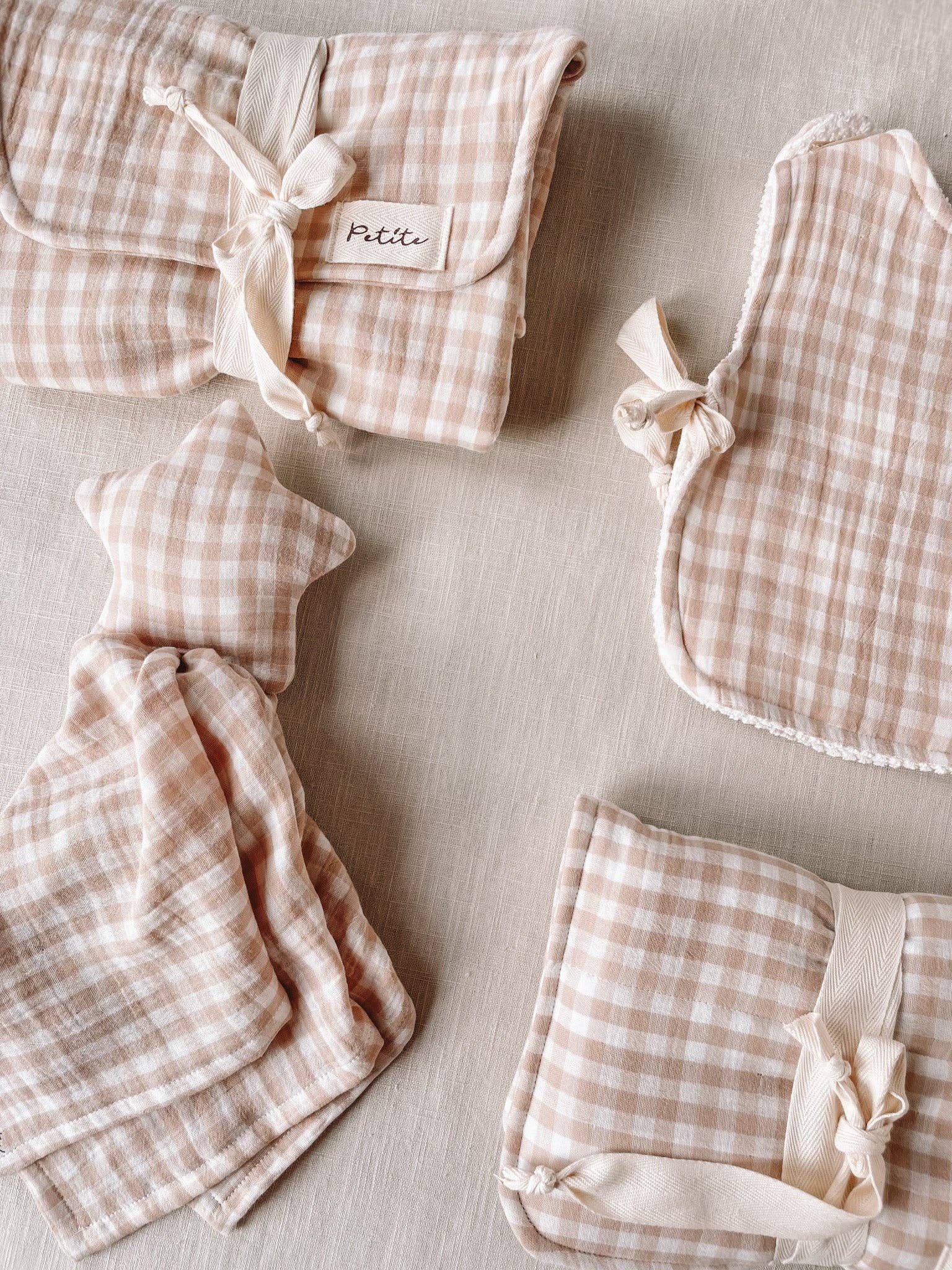 Checkered Little Star Lovey