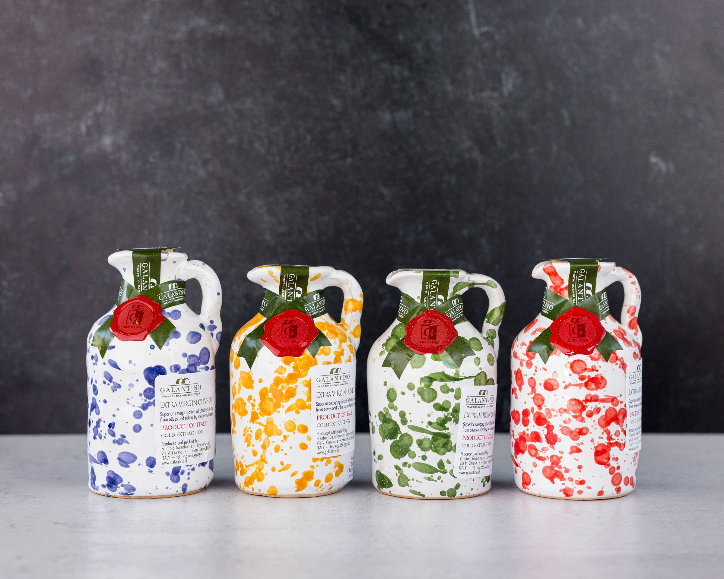 Cobalt Hand Painted Olive Oil