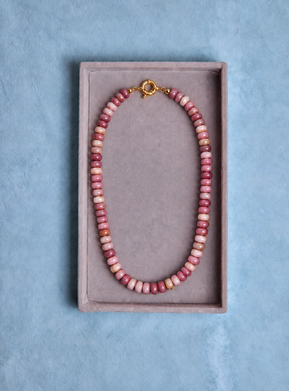 Beaded Gemstone Necklace