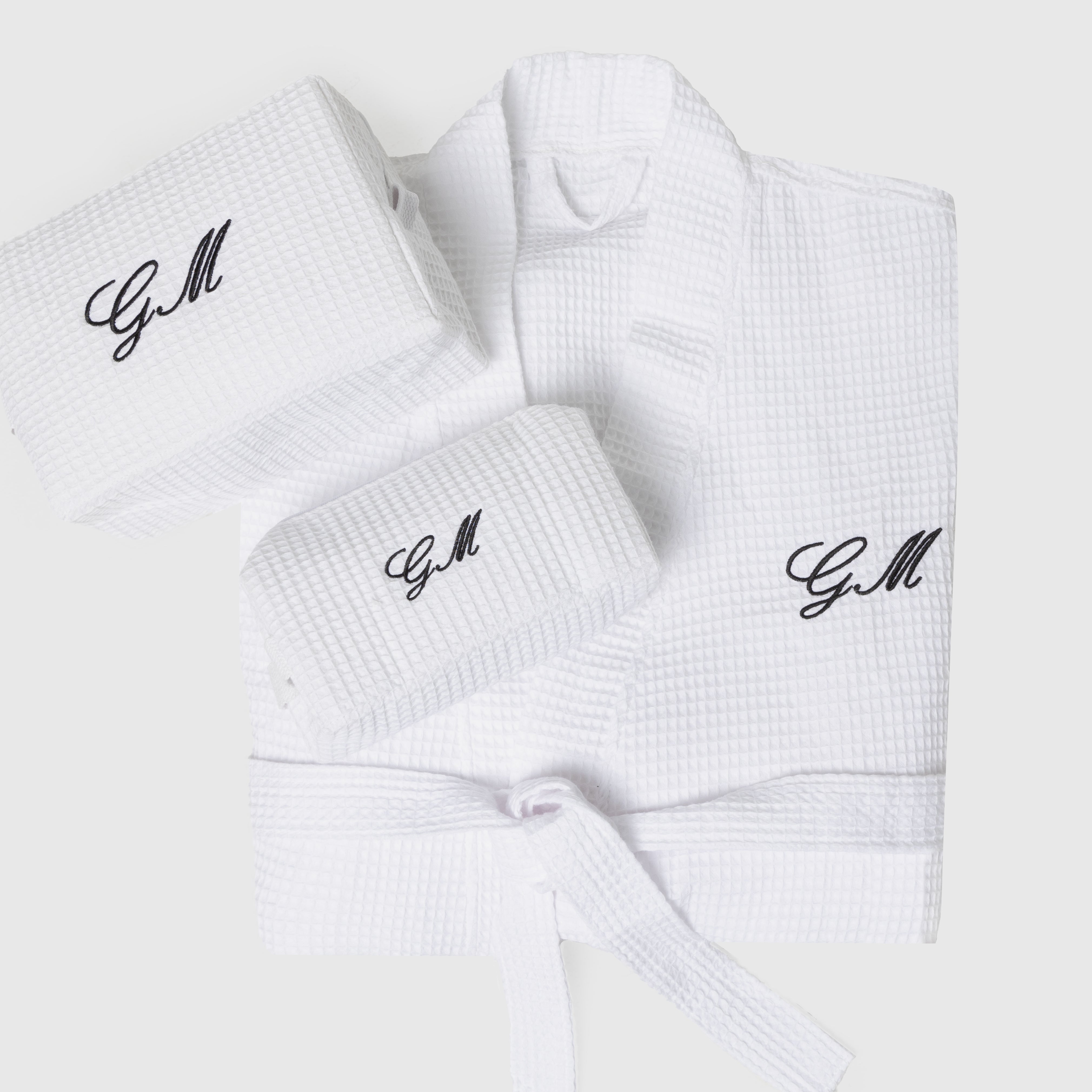 Custom Waffle Bathrobe