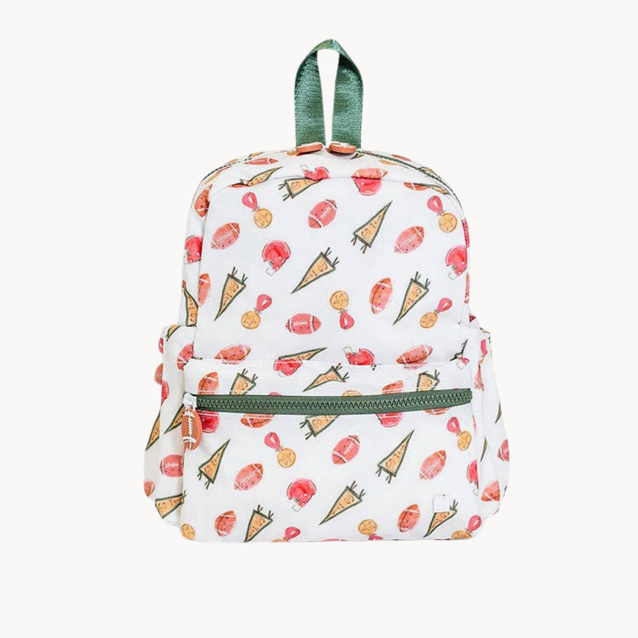 tdn print mini backpack for kids with water resistant coated cotton and adjustable straps